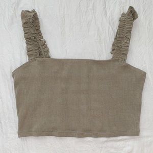 Aritzia Sunday Best Firecracker Crop Top, size Large